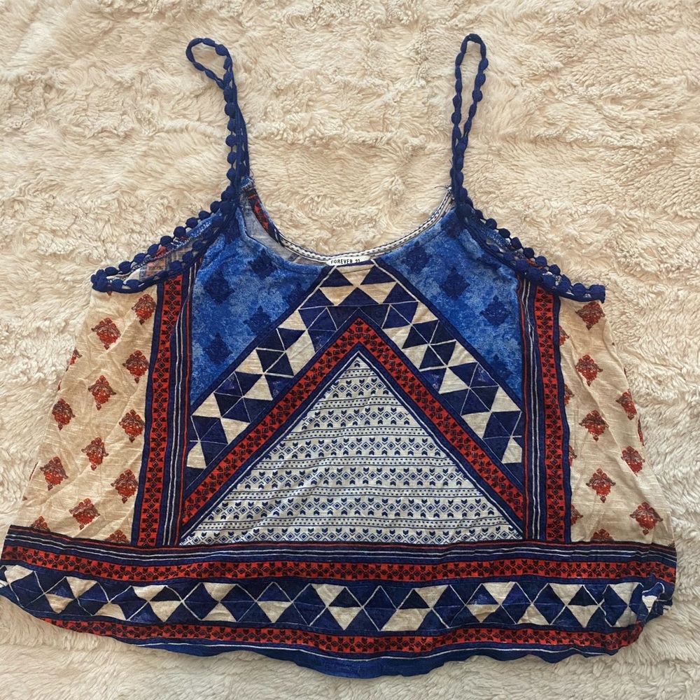 Aztec Crop Tank Top!